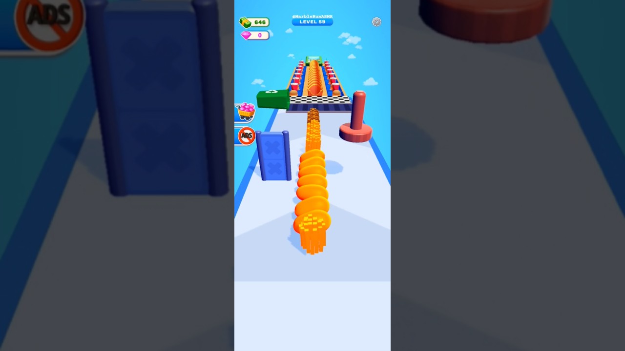 🍟खेल potato Rush Stage-59 Android Game strategy video #shorts #gameplay #खेल @marblerun-asmr