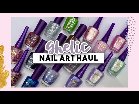 ¡UN ESMALTE CON TU NOMBRE! · HAUL UÑAS 💅🏻 GHELIC