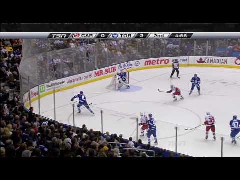 Boyce Goal - Canes 0 vs Leafs 2 - Feb 3rd 2011 (HD)
