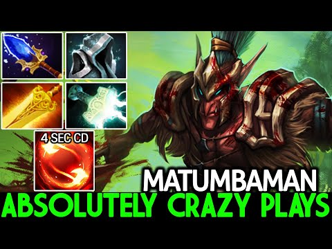 MATUMBAMAN [Troll Warlord] New Magic Build with Scepter Radiance Dota 2