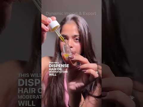 Dynamic Round Shape 6 ML Hair Oil Applicator Scalp Oil Applicator Scalp Massager Hair Oil Bottle