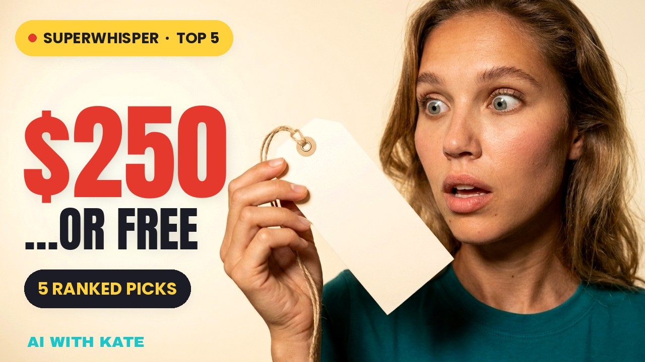 Looking for a Superwhisper free alternative? 5 apps that cost less (Mac & Windows)