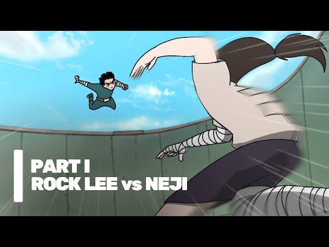 Rock Lee vs Neji | chunin exams