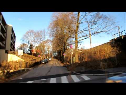 Two bus rides in Oslo December 2013