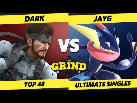 The Grind 115 Top 48 - Dark (Snake) Vs. JayG (Greninja) Smash Ultimate - SSBU