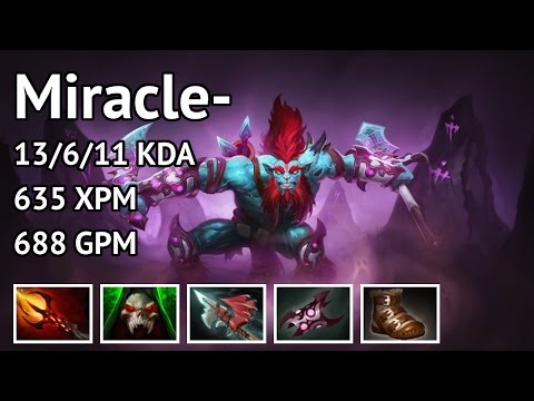 Dota 2 Miracle- - Huskar highlights - Game 2905525146