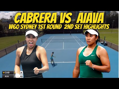 Lizette Cabrera VS Destanee Aiava | W60 SYDNEY 2nd Set Highlights 1st Round