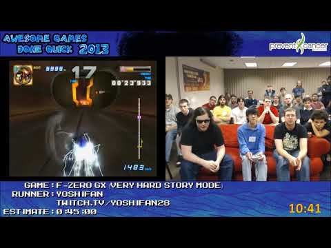 F-Zero GX (Story Mode Very Hard) by Yoshifan in 26:00 - AGDQ 2013