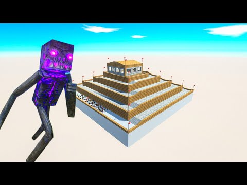 Escape From Enderman - Last Survivor - Uphill Course | Animal Revolt Battle Simulator