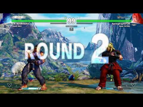 SFV~ Ryu (PIKACHUAKUMA) vs. Ken (Springtrap42135) HD 3