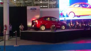 preview picture of video '2015 Ford Figo Aspire sedan unveil at Sanand Plant'