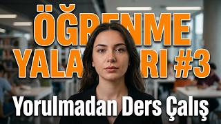 Öğrenme Yalanları #3: Yorulmadan Ders Çalışmak Mümkün mü? | 📒 Altın Rehber