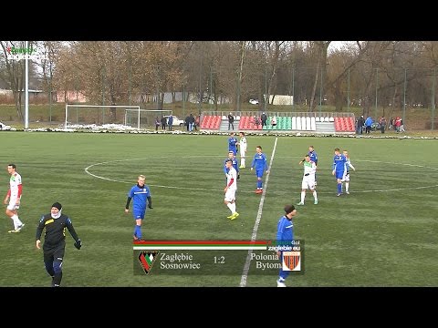 Bramki z sparingu Zagłębie Sosnowiec - Polonia Bytom 1:2