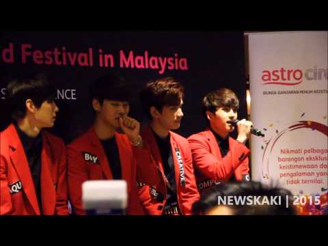 VIXX members introduce themselves - 2015 KPOP World Festival in Malaysia with VIXX