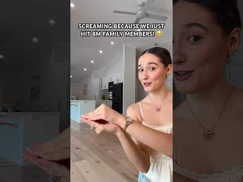 WE CAN’T BELIEVE WE JUST HIT 8M FAMILY MEMBERS! 😱🫶🏼