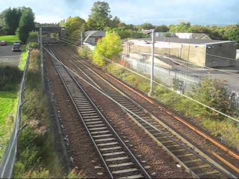 Near Mossend SJ + 70004 with Intermodal at Coatbridge 6/10/10