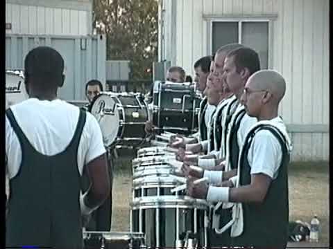 1999 Santa Clara Vanguard Drumline in the lot.