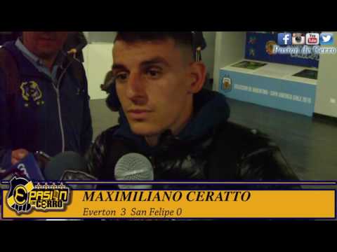 Maximiliano Ceratto - Everton 3 San Felipe 0 Copa Chile 2016
