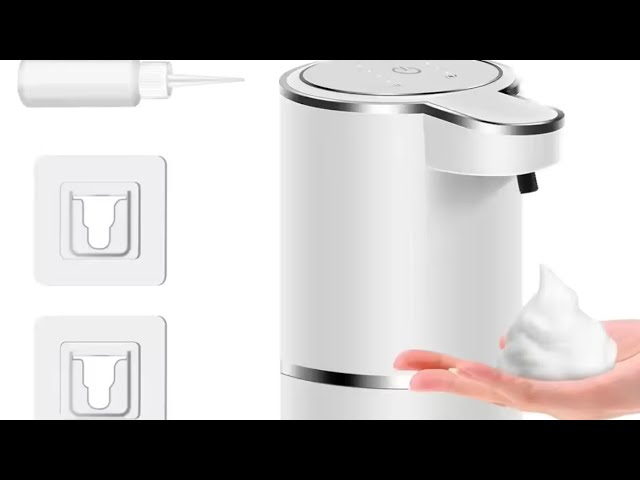 Vídeo relacionado con IGUGI Automatico Dispensador Jabon Baño, Dispensador Automático Jabon 420ml, Dispensador de Espuma Automático, Carga USB con Sensor Dispensador Jabon Cocina, IPX5 Resistente 4 Niveles Ajustables