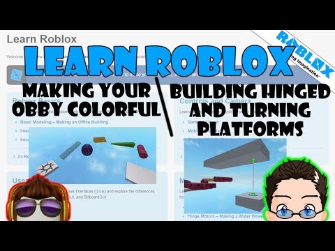 Learn Roblox Making Your Obby Colorful Building Hinged And Turning Platforms Apphackzone Com - roblox troll obby learning how to make my own
