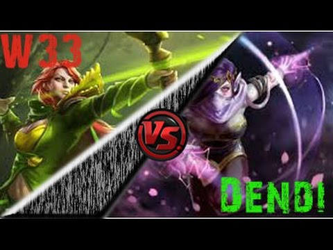 Dota2 EP.18 W33  Plays Windanger Pro  (W33 VS Dendi)