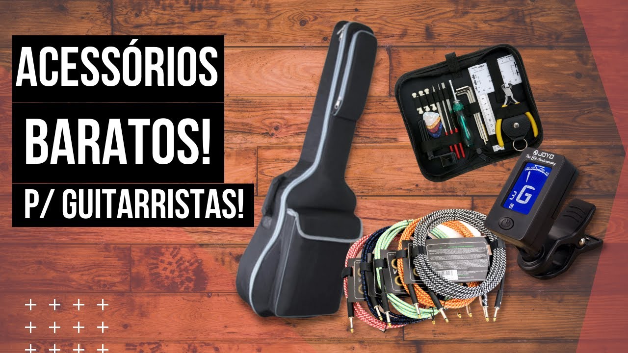 ACESSÓRIOS PARA GUITARRA POR MENOS DE 50 REAIS?