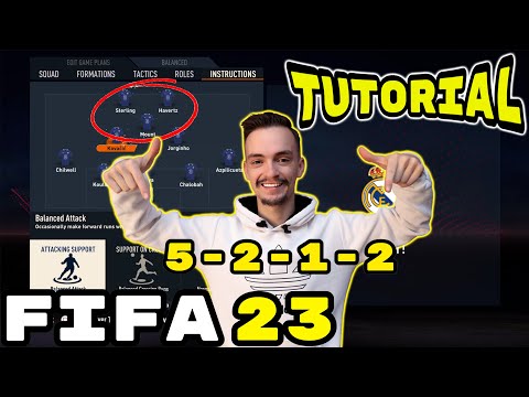 FIFA 23 - THE MOST OVERPOWERED FORMATION 5-2-1-2 TUTORIAL BEST TACTICS & INSTRUCTIONS