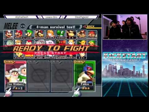 Kickstart 15 Losers Quarters - AlphaDash (Ice Climbers) vs Deathgazer (Falco)