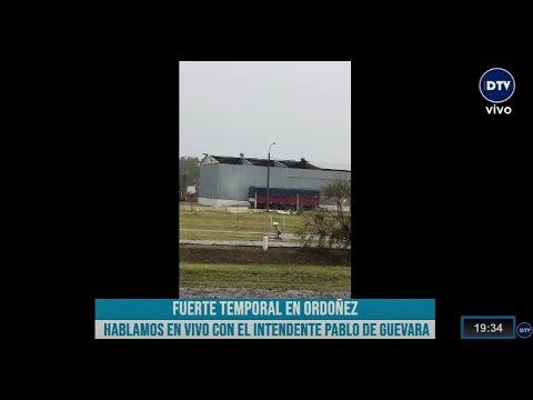 Fuerte temporal en Ordoñez: hablamos con su intendente