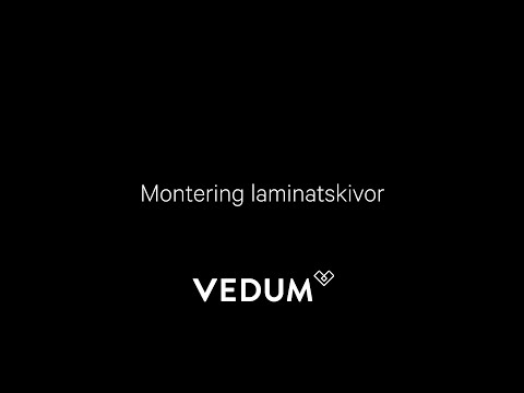 Vedum Kök & Bad - Montering laminatbänkskiva