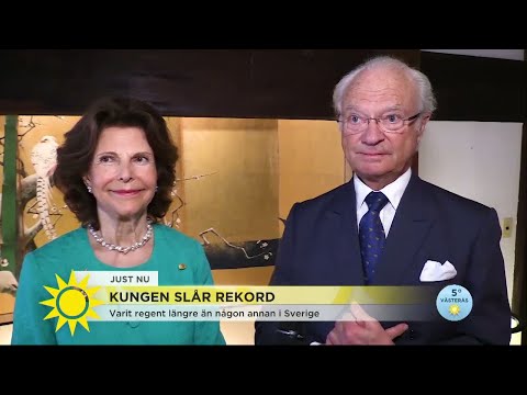 Kungen slår ovanliga rekordet: "Känns skojigt" - Nyhetsmorgon (TV4)