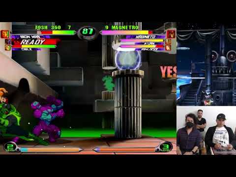 MvC2: Magnetro - Magneto Forced Roll 4x Crossup Advanced Reset Sequence .:9.21.23:.