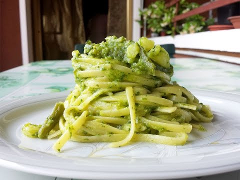 Trenette al pesto - Le video ricette di Lara