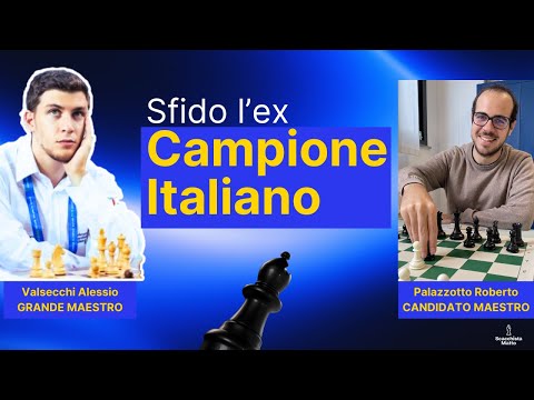 I'm challenging the former ITALIAN Chess CHAMPION live | Palazzotto vs. Valsecchi!