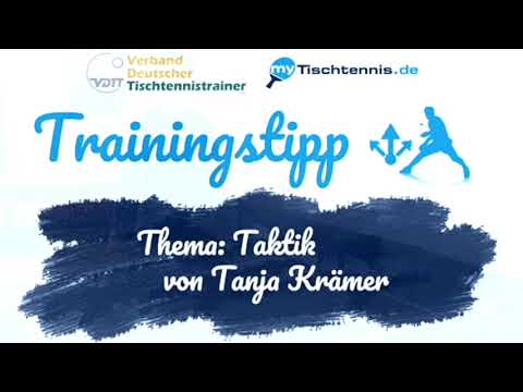 Taktische Grundlagen | Robotereinsatz im TT | Tanja Krämer | VDTT