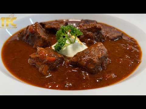 Hungarian Goulash 🇭🇺 Slow-Cooked Perfection in Every Bite!