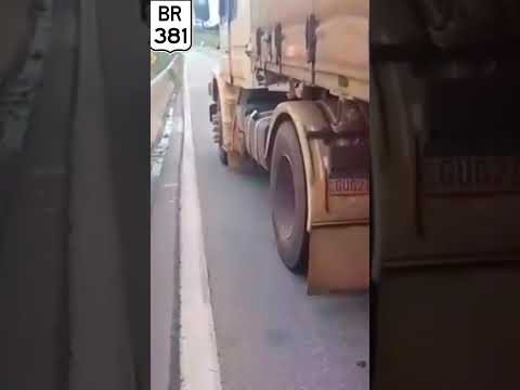 Acidente na BR 381,Fernão Dias em Careaçu,Sul de Minas.