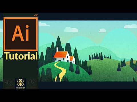 Freestyle illustration Step by Step in Adobe Illustrator CC | Tutorial