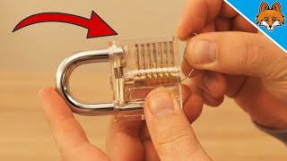 How to pick open a LOCK with a PAPERCLIP in 2 Seconds 💥