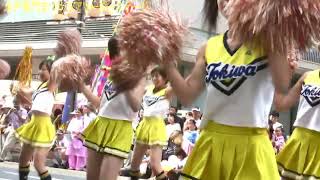 茨城の夏まつりチアリーダーステージ