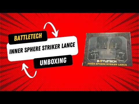Battletech - Inner Sphere Striker Lance Unboxing