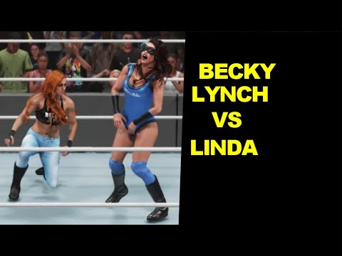 WWE 2K19 Becky Lynch vs Linda - Knockout Match