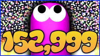 150,000K+ WORLD RECORD MASS GAMEPLAY - SLITHER.IO WORLD RECORD (YouTube SLITHER.IO Highscore)