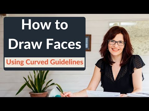 How to Draw Faces Using Curved Guidelines! (Part 1)