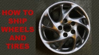 How to pack and ship wheels sold on eBay