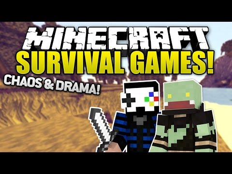 CHAOS & AKTION mit GermanLetsPlay - Survival Games Minecraft! | ungespielt