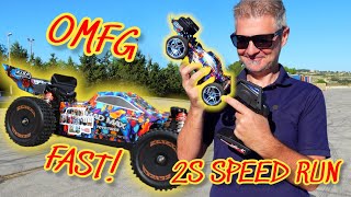 How this little car manages such crazy fast speeds! WLTOYS 184016 #rc