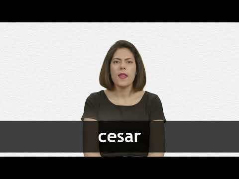 How to pronounce CESAR in European Spanish