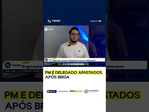 PM e delegado afastados após troca de ofensas – 20/10/2025 – Lig News