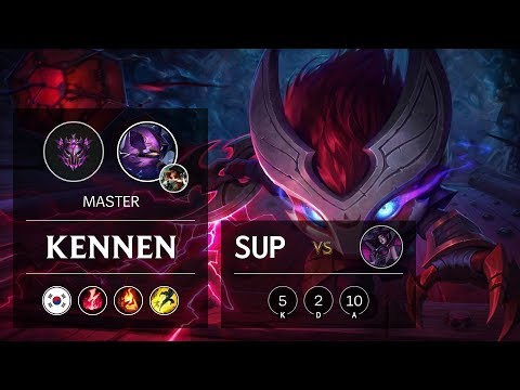 Kennen Support vs Morgana - KR Master Patch 9.21